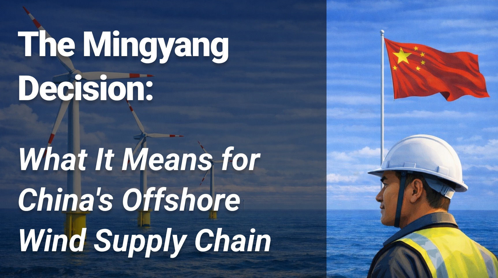 The Mingyang Decision:  What It Means for China's Offshore Wind Supply Chain — article cover special